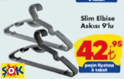 SLİM ELBİSE ASKISI 9'LU SLİM ELBİSE ASKISI 9'LU